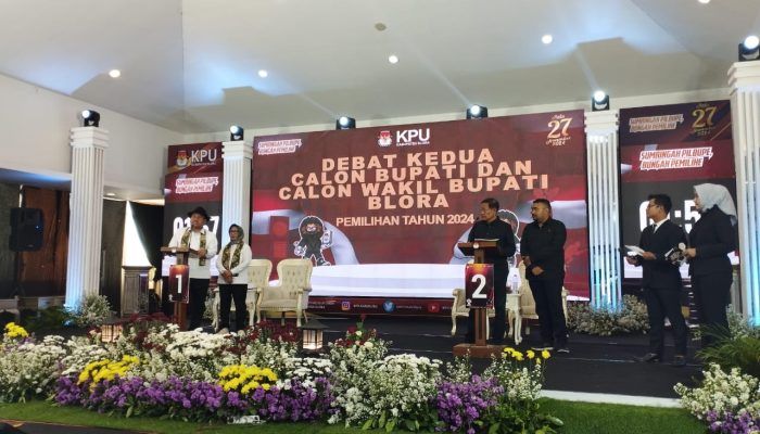 Debat Kedua Rampung Lebih Cepat, KPU Blora Pastikan Tidak Ada Hubungannya dengan Kedatangan Jokowi