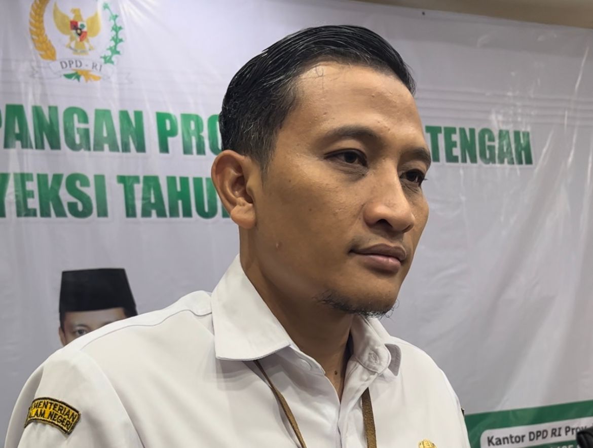 Sekretaris Dinas Pertanian dan Perkebunan Provinsi Jawa Tengah, Himawan Wahyu Pamungkas saat dijumpai di Kantor DPD RI Perwakilan Jawa Tengah, Kota Semarang. (Made Dinda Yadnya Swari/beritajateng.tv)