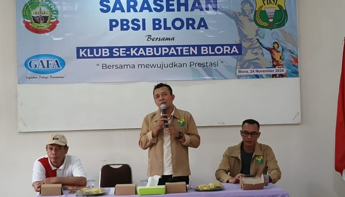 Gelar Sarasehan, PBSI Blora Agendakan Kejurkab dan Sertifikasi Pelatih
