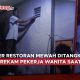 manager restoran intip karyawan mandi