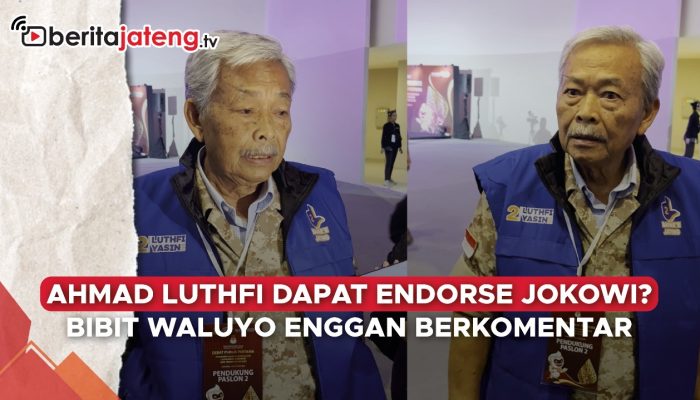 Video Ahmad Luthfi Dapat Endorse Jokowi? Bibit Waluyo Enggan Komentar