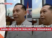 Video Bawaslu Soroti Kampanye Hitam SARA ke Calon Walikota Semarang
