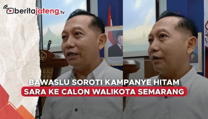 Video Bawaslu Soroti Kampanye Hitam SARA ke Calon Walikota Semarang