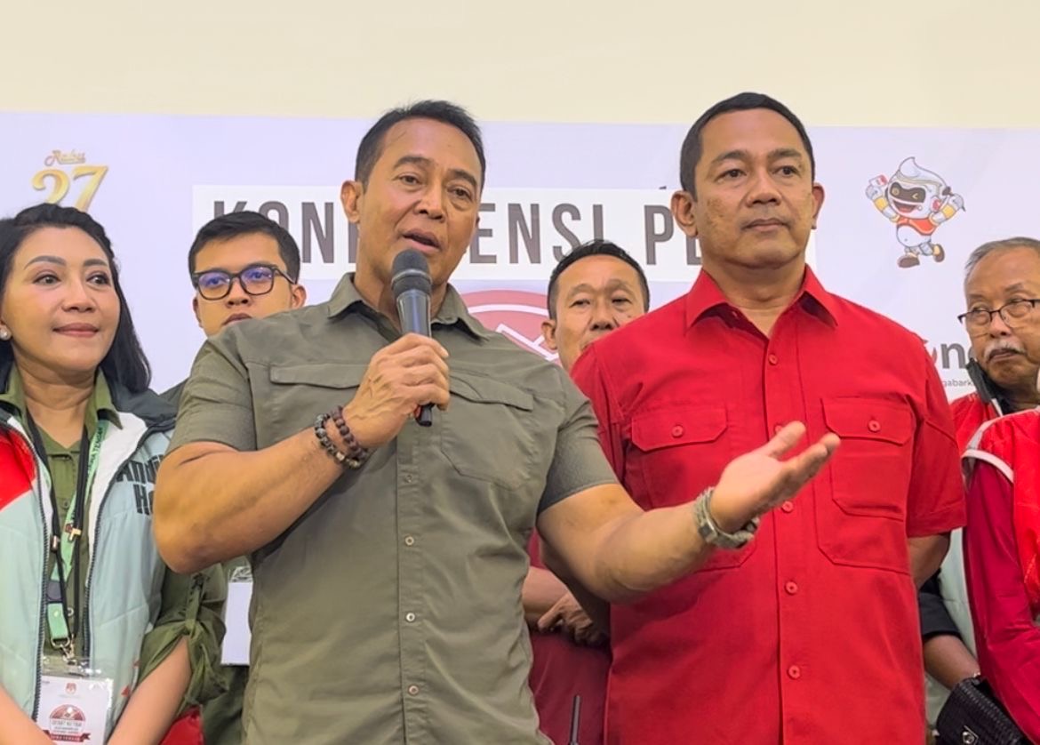 Andika Perkasa nyoblos di Semarang