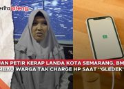 Video Hujan Petir Semarang, BMKG Imbau Warga Tak Charge HP