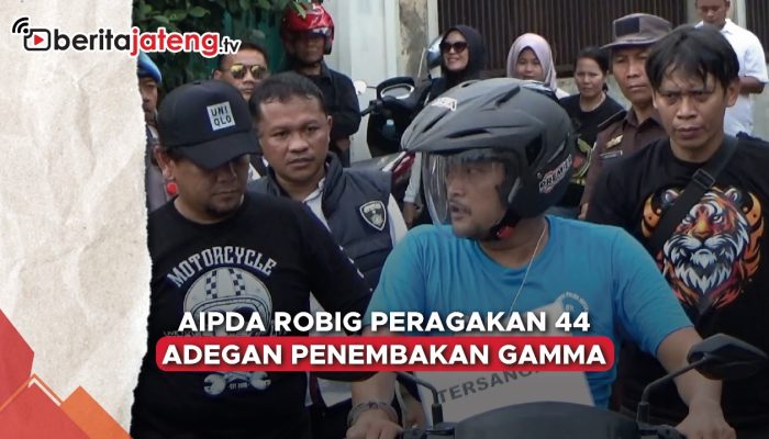 Video Aipda Robig Sering Protes saat Rekonstruksi Penembakan Gamma