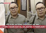 Video Pilgub Jateng Digugat ke MK, Luthfi-Yasin Batal Dilantik 7 Februari?