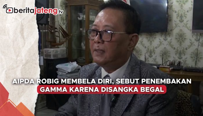 Video Aipda Robig Bela Diri, Sebut Penembakan Gamma karena Disangka Begal