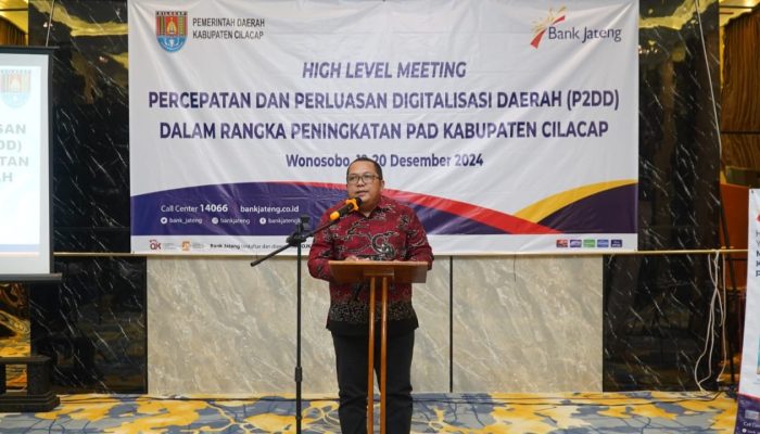 Bahas Strategi Digitalisasi Pajak, Pemkab Cilacap Gandeng Bank Jateng Gelar High Level Meeting 2024