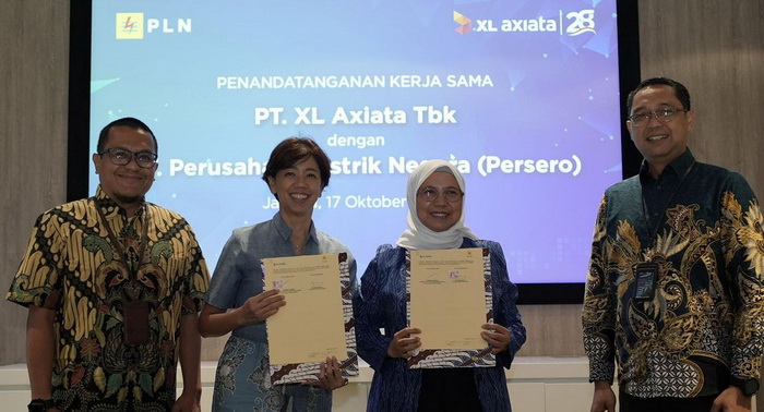 Dukung Transisi Energi Hijau, PLN dan XL Axiata Tingkatkan Pasokan Listrik untuk BTS
