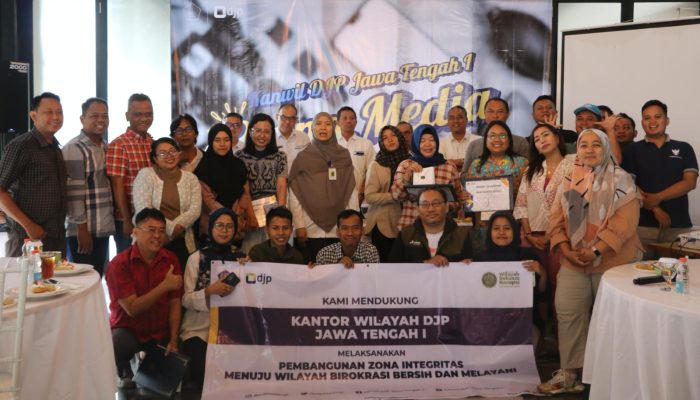Edukasi Perpajakan dan Penghargaan untuk Media, Kanwil DJP Jateng I Gelar Riung Media