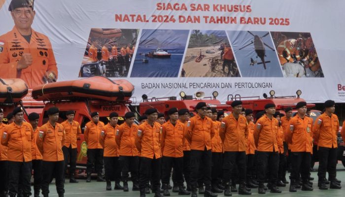 Gelar Apel Siaga Khusus Nataru 2024-2025, Basarnas Siapkan 2.250 Personil
