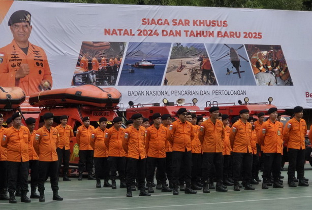 Gelar Apel Siaga Khusus Nataru 2024-2025, Basarnas Siapkan 2.250 Personil