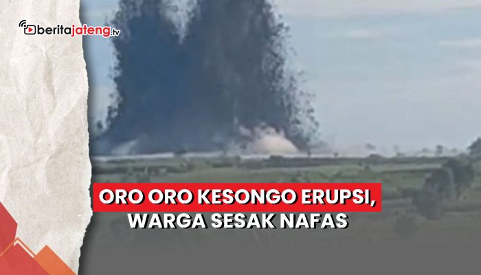 Video Kawah Oro Oro Kesongo Meletus, Warga Sesak Nafas