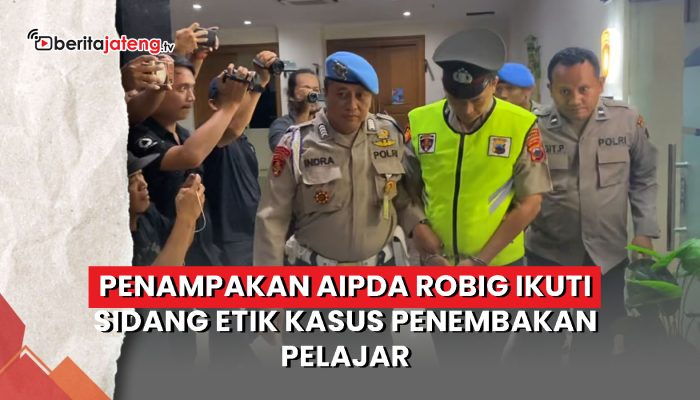 Video Penampakan Aipda Robig Ikuti Sidang Etik Kasus Penembakan Pelajar Hingga Tewas