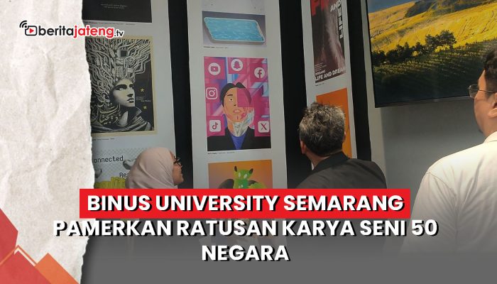 Video Binus University Semarang Pamerkan Ratusan Karya Seni dari 50 Negara