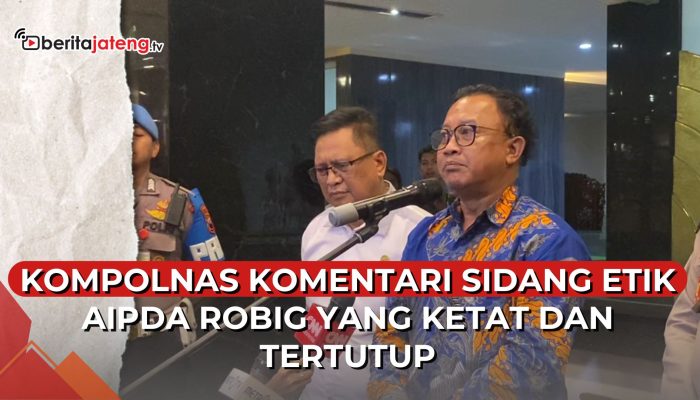 Video Kompolnas Komentari Sidang Etik Aipda Robig yang Ketat dan Tertutup