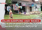 Video Jalan Kampung jadi ‘Rawa’, Warga Desa Batu, Demak Tuding Akibat Proyek Industri