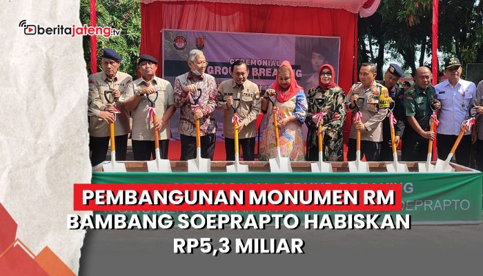 Video Pembangunan Monumen RM Bambang Soeprapto Habiskan Rp5,3 Miliar