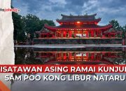 Video Wisatawan Asing Ramai Kunjungi Klenteng Sam Poo Kong saat Libur Nataru