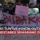 demo tuntut Yoyok Out