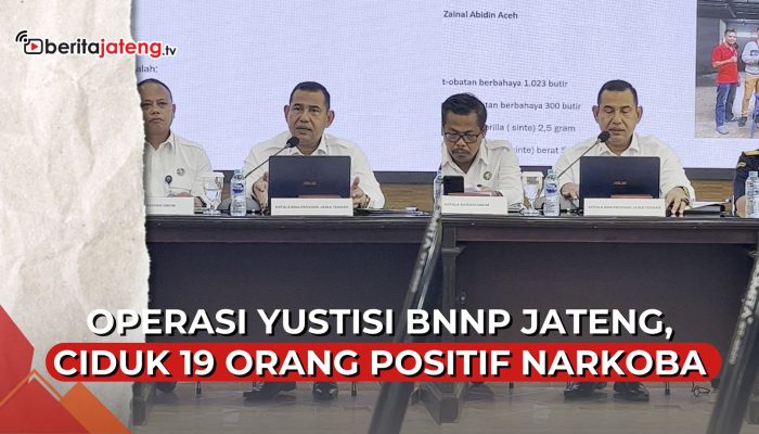 Video Operasi Yustisi BNNP Jateng, 19 Orang Direhab