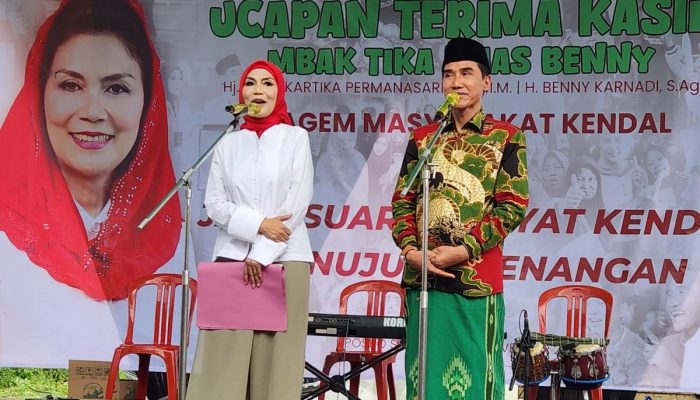 Teratas di Hitung Cepat Pilbup Kendal 2024, Ini Profil Paslon Dyah Kartika Permana Sari dan Benny Karnadi