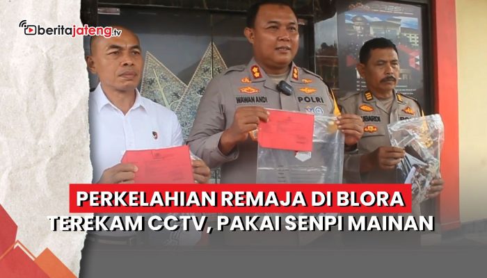 Perkelahian Remaja di Blora Terekam CCTV, Pakai Senpi Mainan