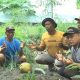 Warga di Demak melakukan doa bersama di makam Rukmini. (beritajateng.tv/Adher)