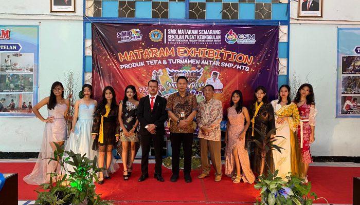 SMK Mataram Gelar Pameran Produk Kreatif dan Soft Opening TEFA