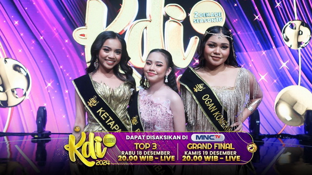 Top 3 Grand Final KDI 2024. (MNCTV)