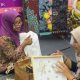 Salah satu anggota Paguyuban Katun Ungu