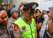 Robig Anggota | Sidang Banding Aipda Robig | Aipda Robig Rekonstruksi | Aipda Robig, tersangka kasus penembakan siswa SMKN 4 Semarang. (ant)