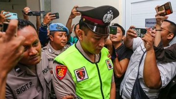 Robig Anggota | Sidang Banding Aipda Robig | Aipda Robig Rekonstruksi | Aipda Robig, tersangka kasus penembakan siswa SMKN 4 Semarang. (ant)