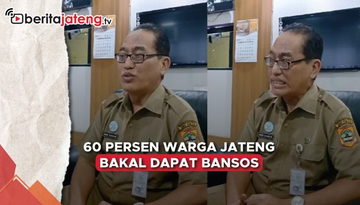 Video Sebanyak 60 Persen Warga Jateng Bakal Dapat Bansos
