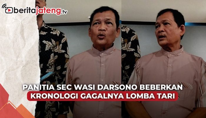 Video Panitia SEC Wasi Darsono Beberkan Kronologi Gagalnya Lomba Tari