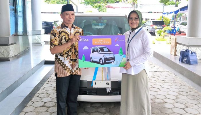 Wakil Ketua DPRD Rembang Raih Mobil Listrik dari Bank Jateng, Sudah 30 Tahun Jadi Nasabah
