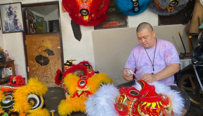 Jelang Imlek, Perajin Barongsai di Kota Semarang Banjir Orderan, Melonjak Hingga 200 Persen