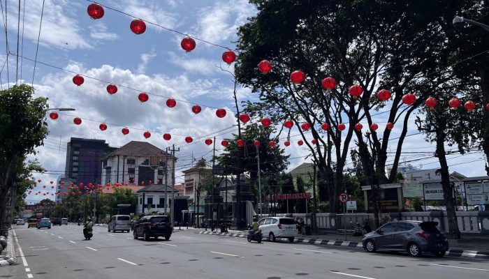 Meriahkan Tahun Baru Imlek, 875 Lampion Hiasi Jalan Protokol Kota Semarang