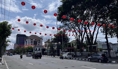 Meriahkan Tahun Baru Imlek, 875 Lampion Hiasi Jalan Protokol Kota Semarang