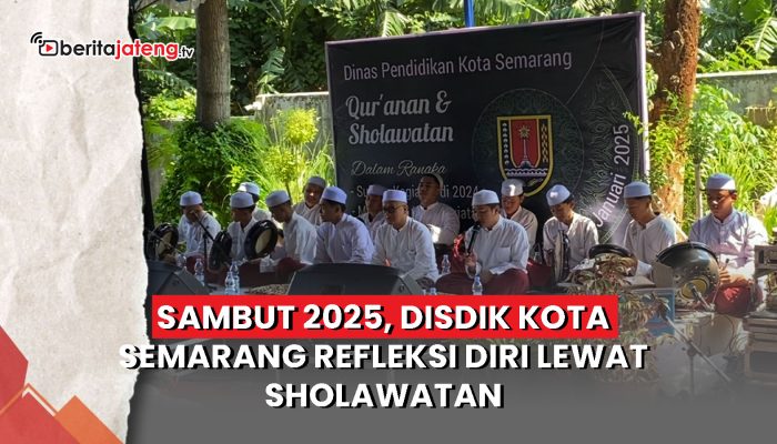 Sambut 2025, Disdik Kota Semarang Refleksi Lewat Sholawatan
