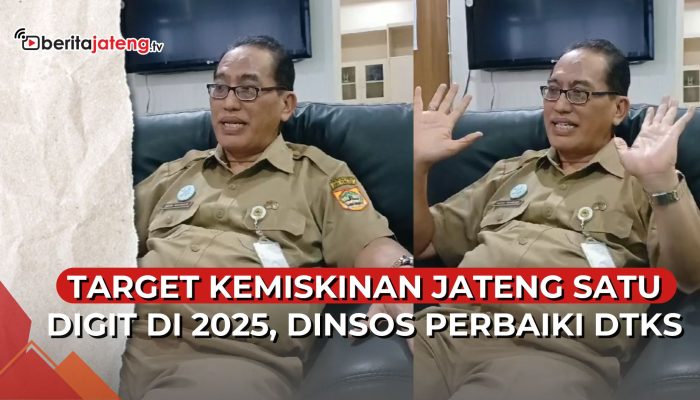 Video Target Kemiskinan Jateng Satu Digit di 2025