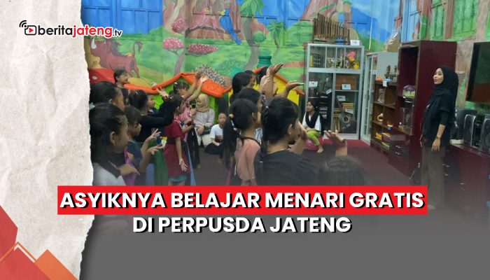 Video Asyiknya Belajar Menari Gratis di Perpusda Jateng