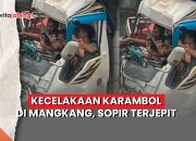 Video Kecelakaan Karambol di Mangkang, Sopir Terjepit