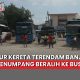 Jalur Kereta Terendam Banjir