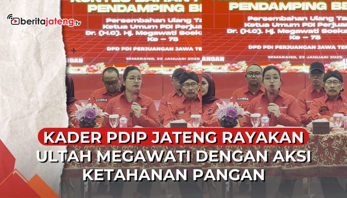 Video Kader PDIP Rayakan Ulang Tahun Megawati dengan Aksi Ketahanan Pangan