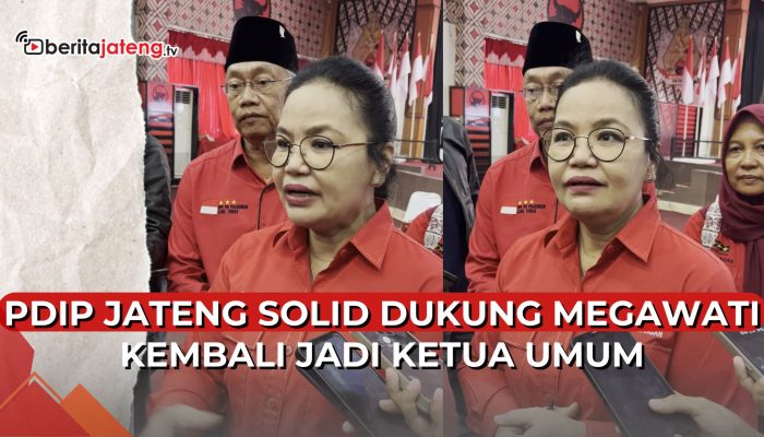 Video PDIP Jateng Solid Dukung Megawati Kembali Jadi Ketua Umum