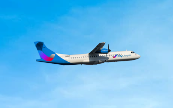 Pesawat Flyjaya. (flyjaya.id)