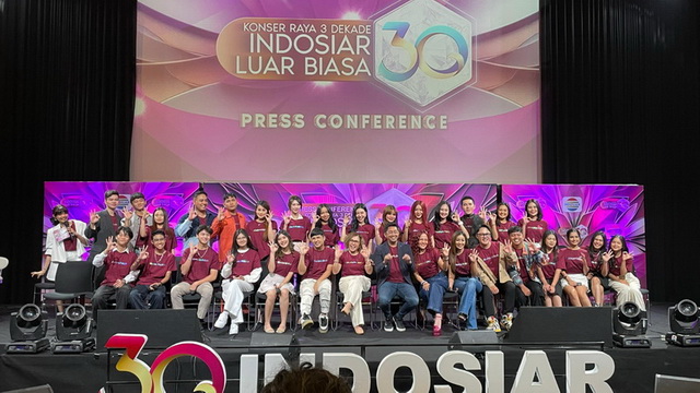 Konser Raya Tiga Dekade Indosiar. (Dok)