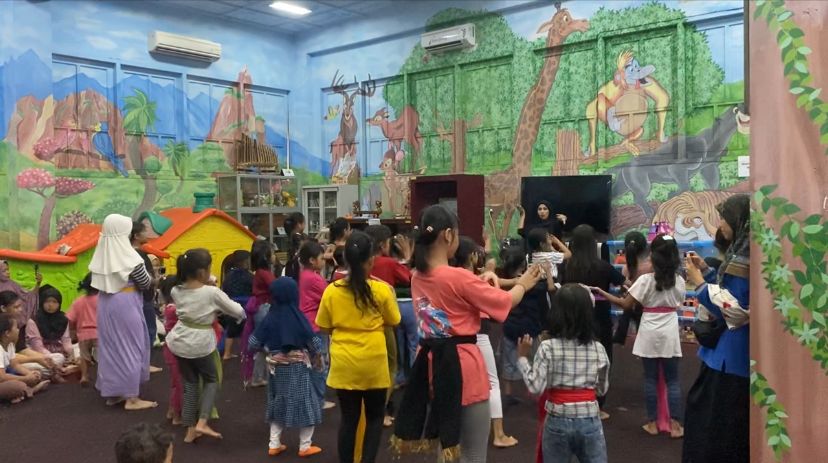pelatihan tari tradisional perpusda